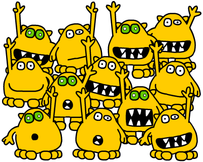 enthusiastic monsters
