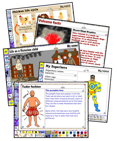Busy Things writing project templates