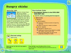 Hungry Chicks activity