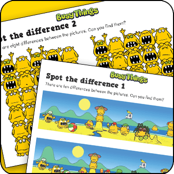 fun summer activity for kids: spot the difference