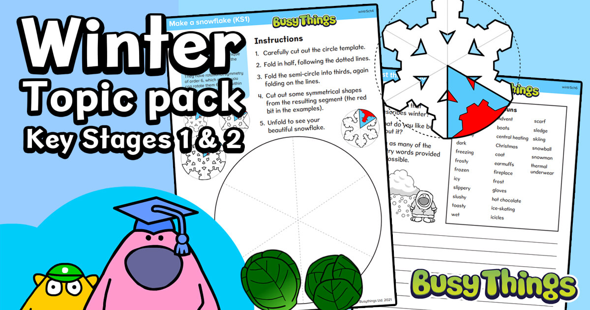 Winter topical pack for schools 