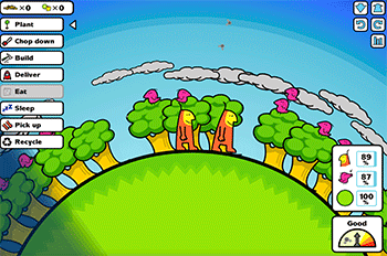 Tree World activity exploring climate change