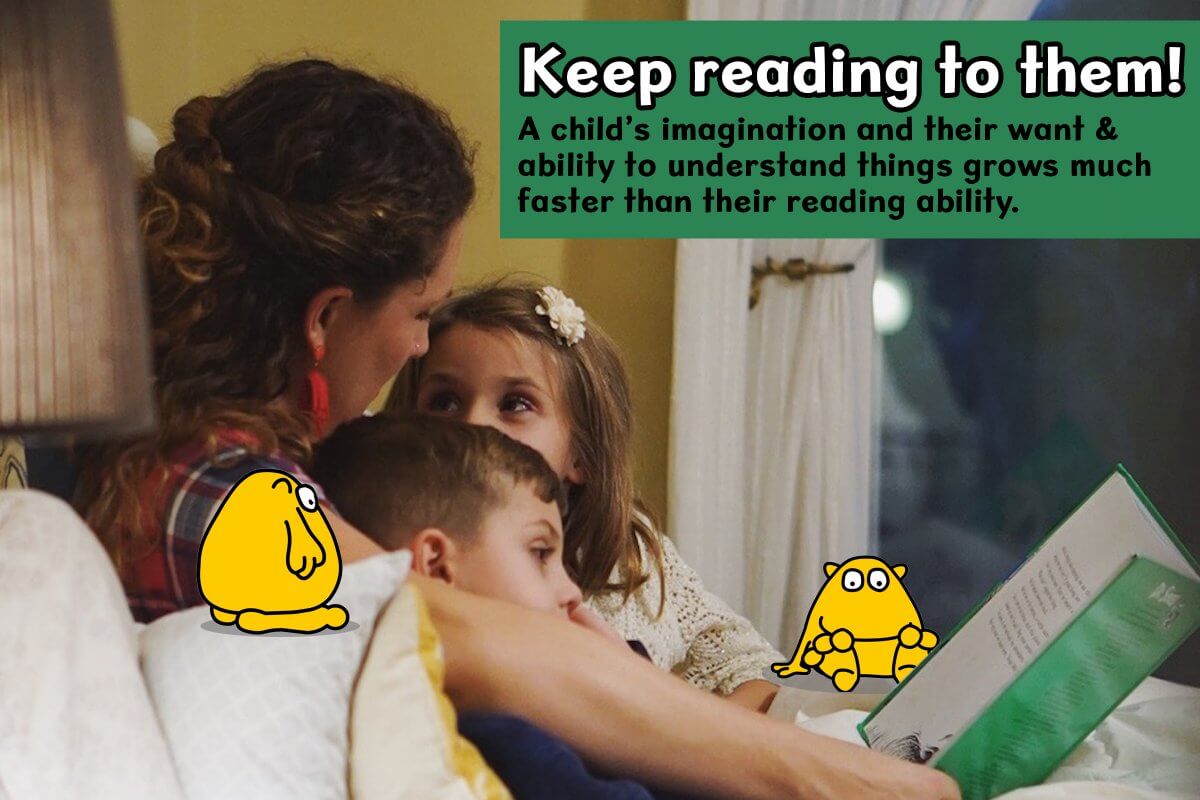 Keep reading to children