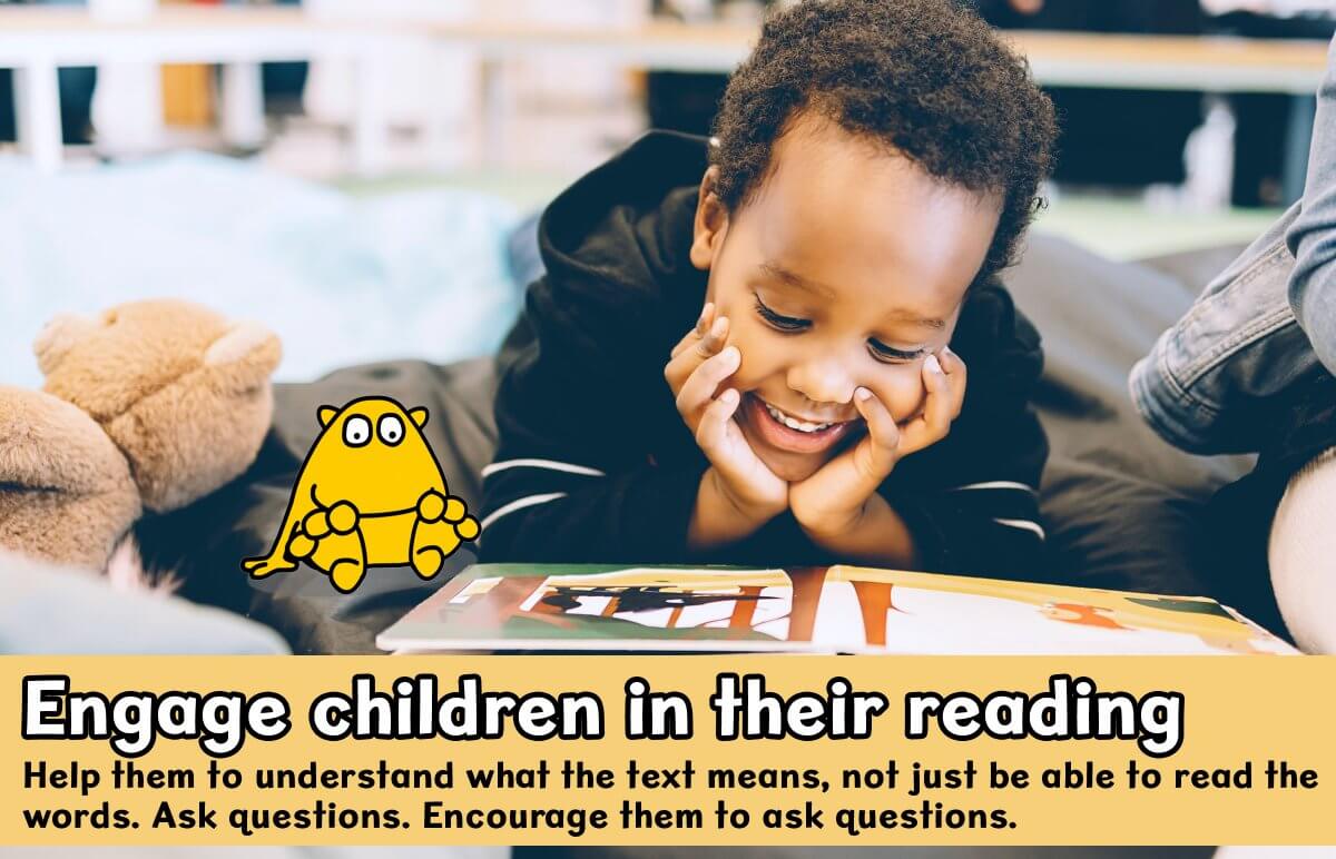 Engage children in their reading