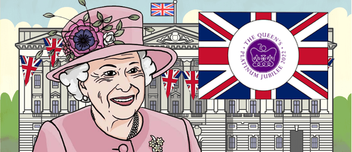 Learning about the Queen's Platinum Jubilee