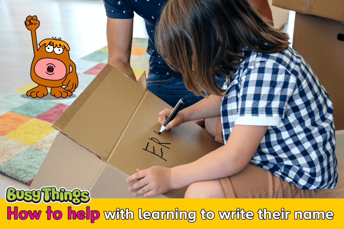 learn to write your name activities