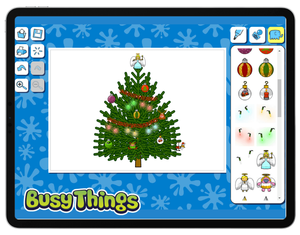 Decorate a Christmas tree online