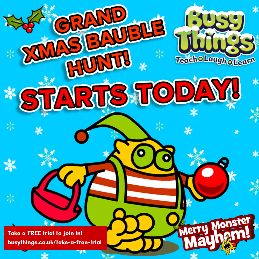 Busy Things Grand Bauble Hunt starts today!