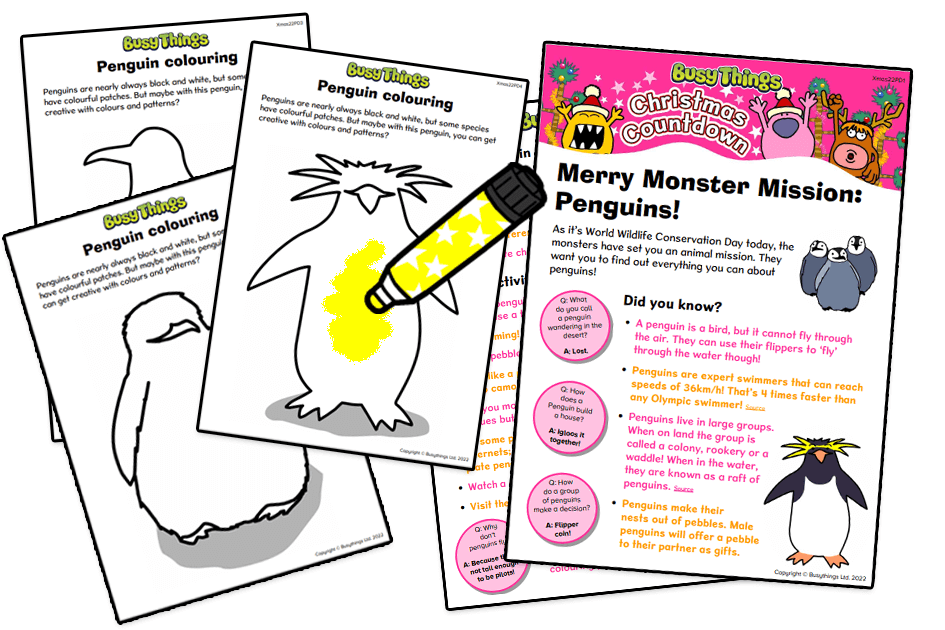 penguin activities download