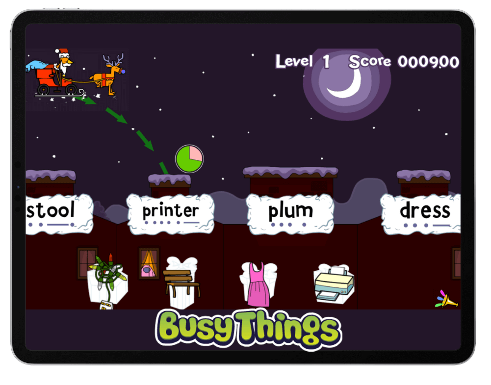 Deliver presents in Christmas game