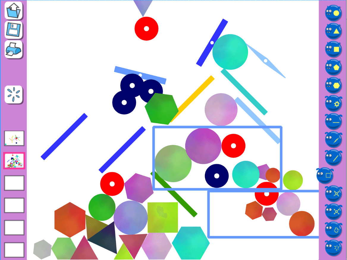 Screenshot from Pretty Things: Busy Blocks