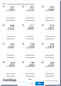 Maths printables for SATs preparation