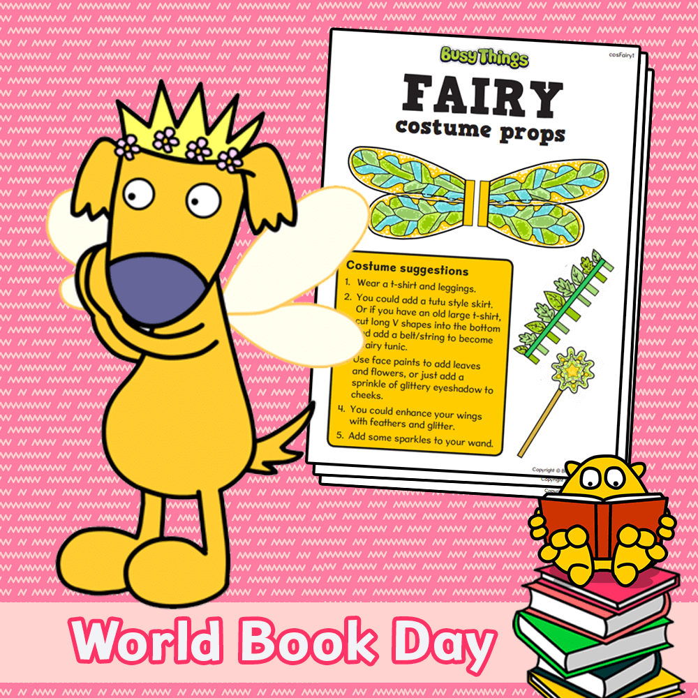 World Book Day Fairy Costume Props