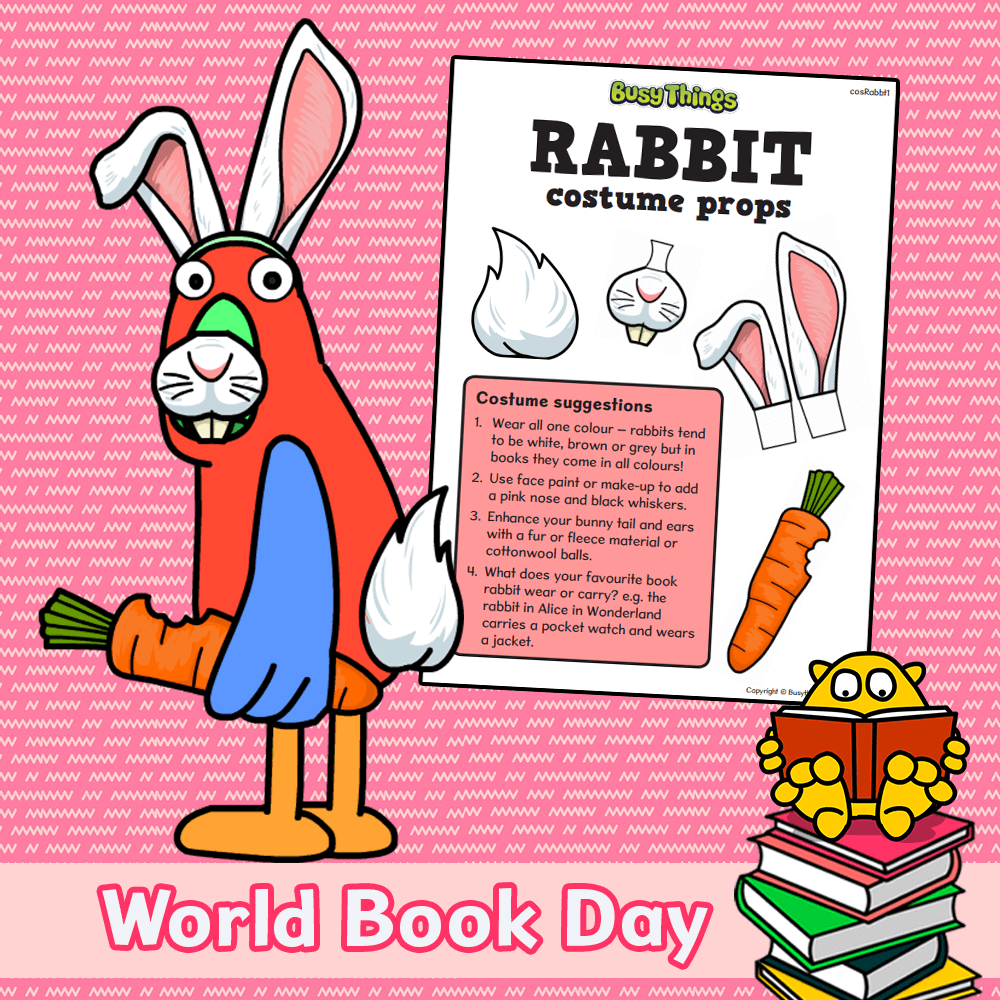 Free Rabbit World Book Day Costume