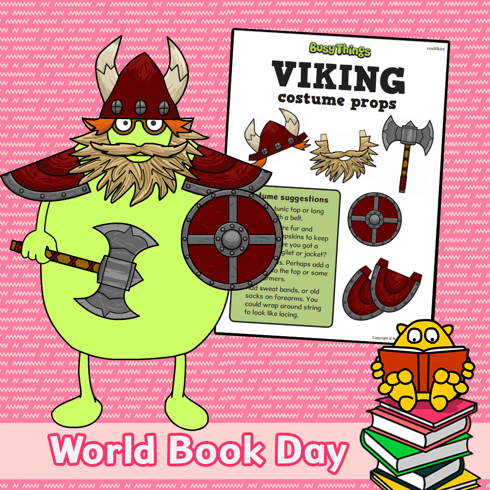 Free Viking World Book Day Costume