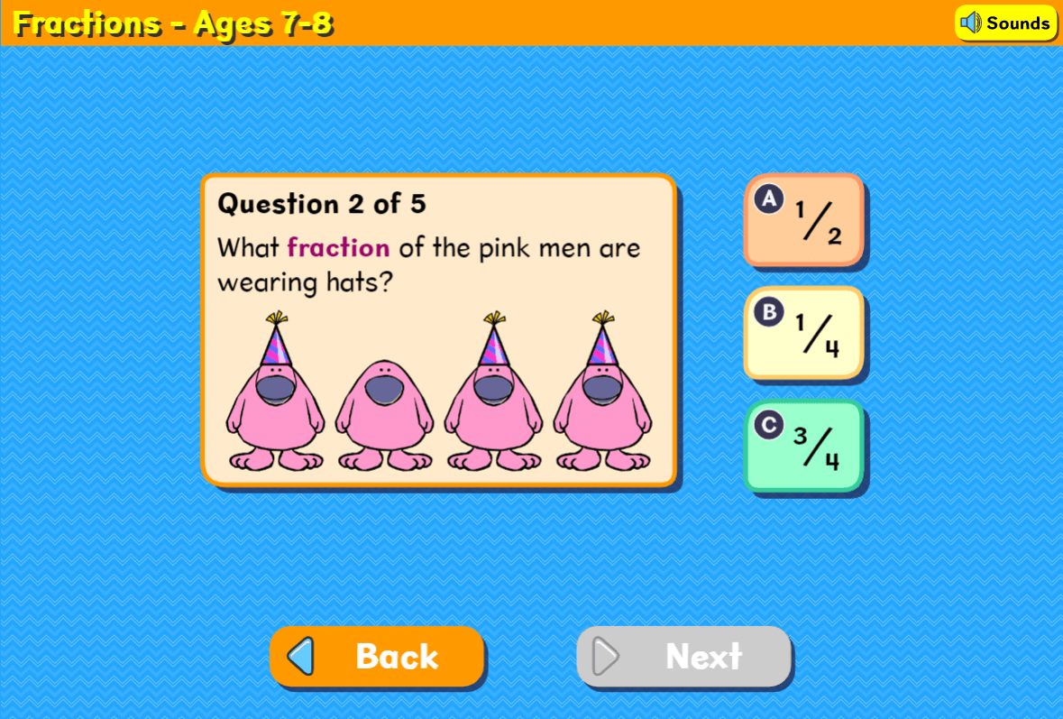 Fractions Quiz Y3