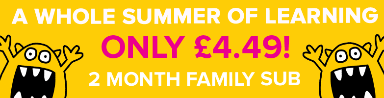 Busy Things summer offer for ages 3-11: A whole summer of learning only £4.49! 