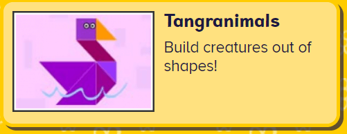 Tangranimals: Learn to recognise shapes and how to make new shapes
