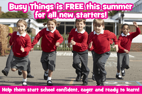 Free starting school activities for all children starting school in September 2023