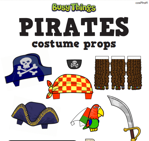 image of the pirate costume pack