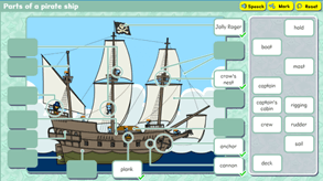 pirate ship interactive worksheet