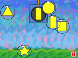 Bubbles - shapes activity screenshot