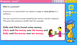 Screenshot of the Pronoun Demo