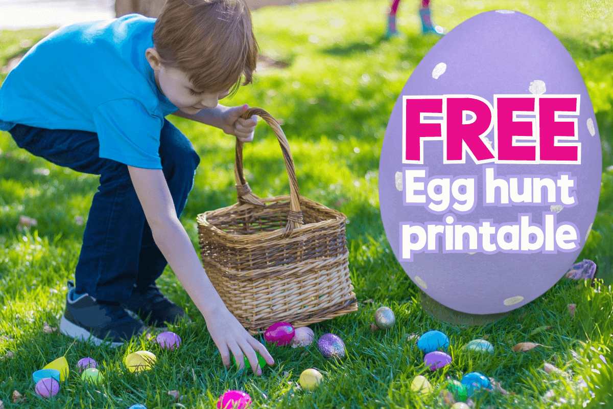 Easter Activities for Children - FREE Easter Egg Hunt Printable from Busy Things