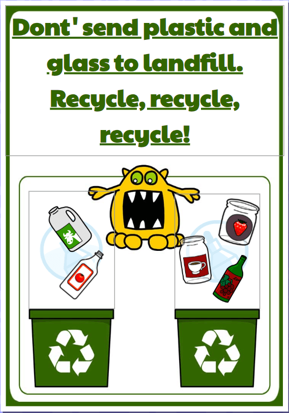 Recycling poster screenshot