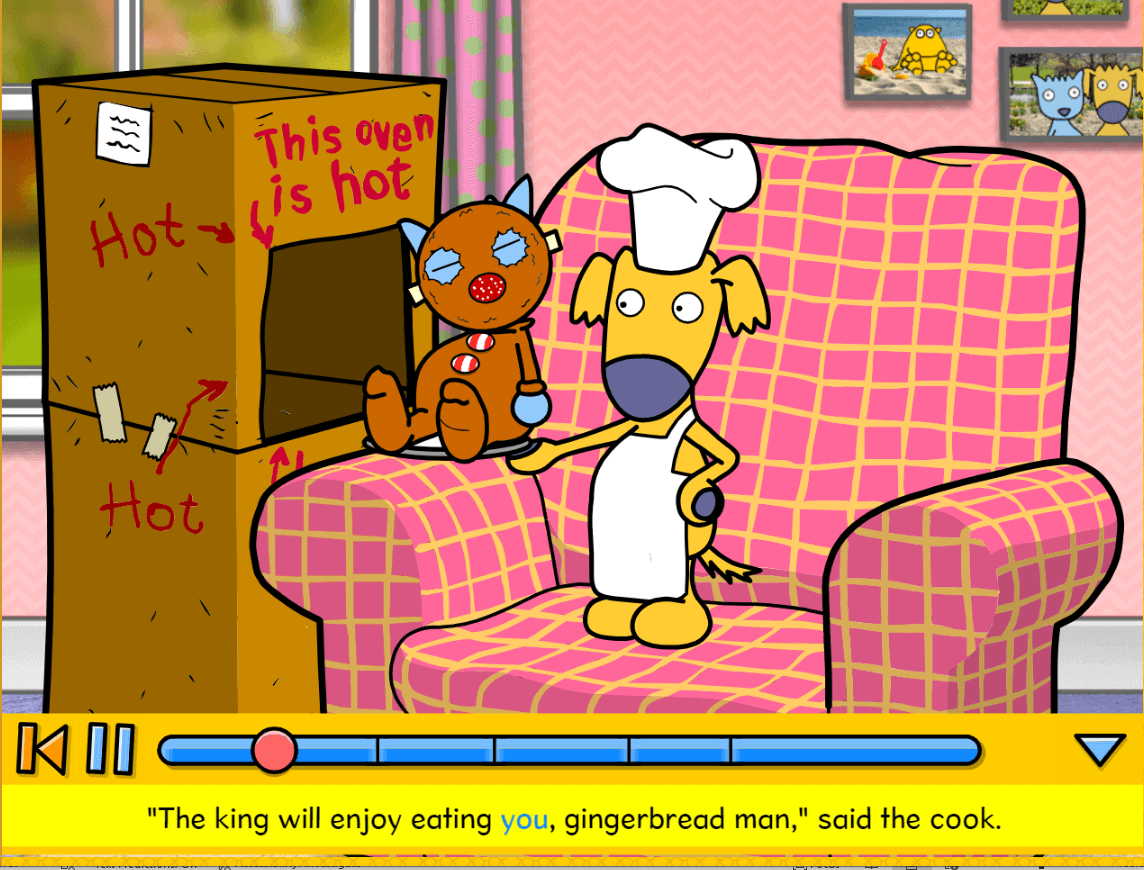 The Gingerbread Man story screenshot