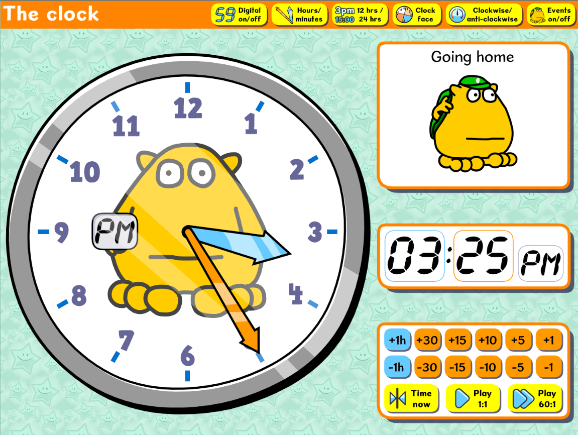 Screenshot of The clock widget