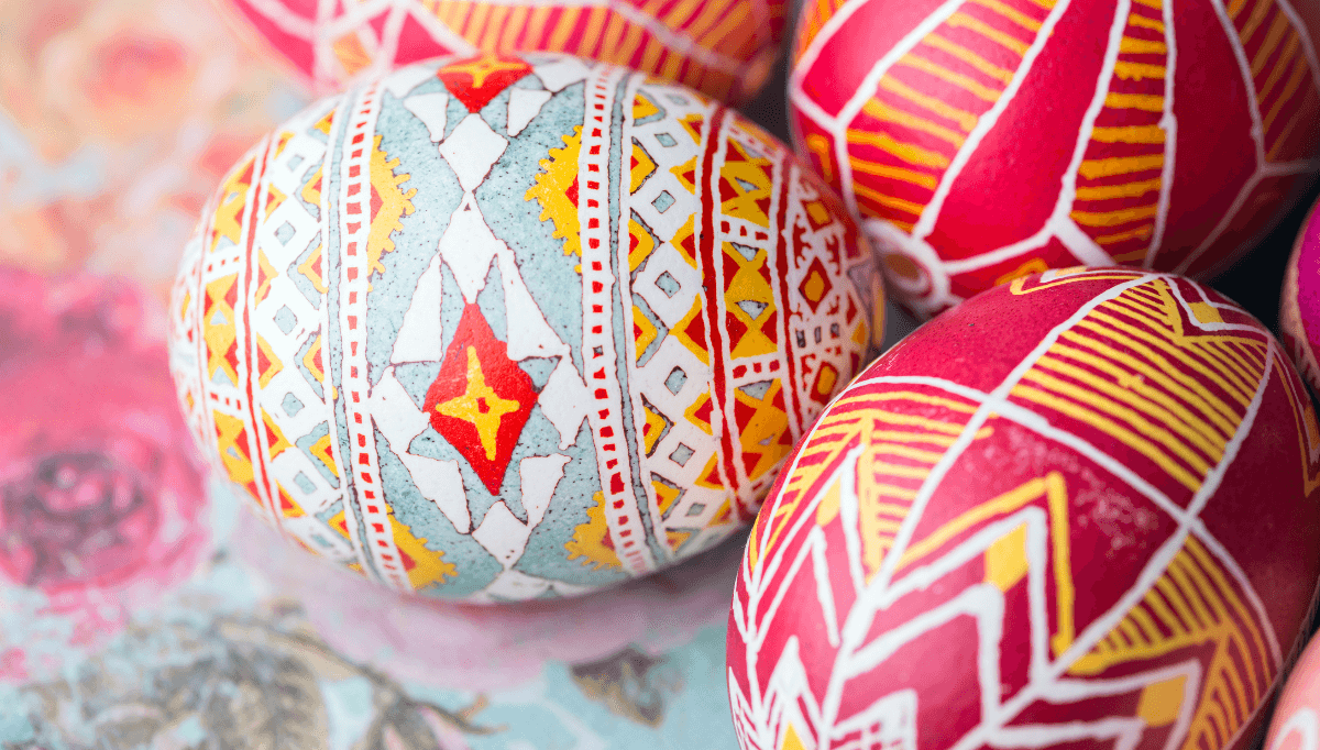 Pysanka Easter eggs (Ukraine Easter Tradition)