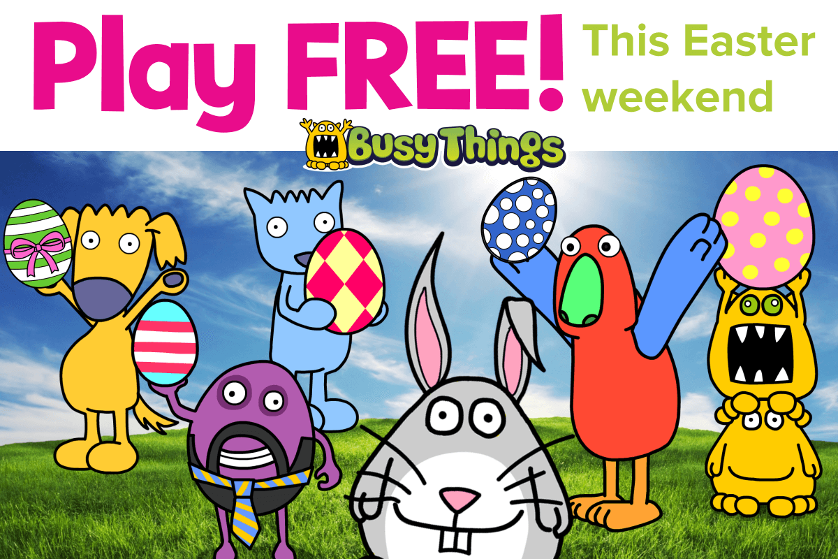 Busy Things Easter Activities Play FREE this weekend