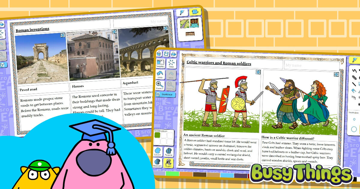 Activities features in the Romans blog