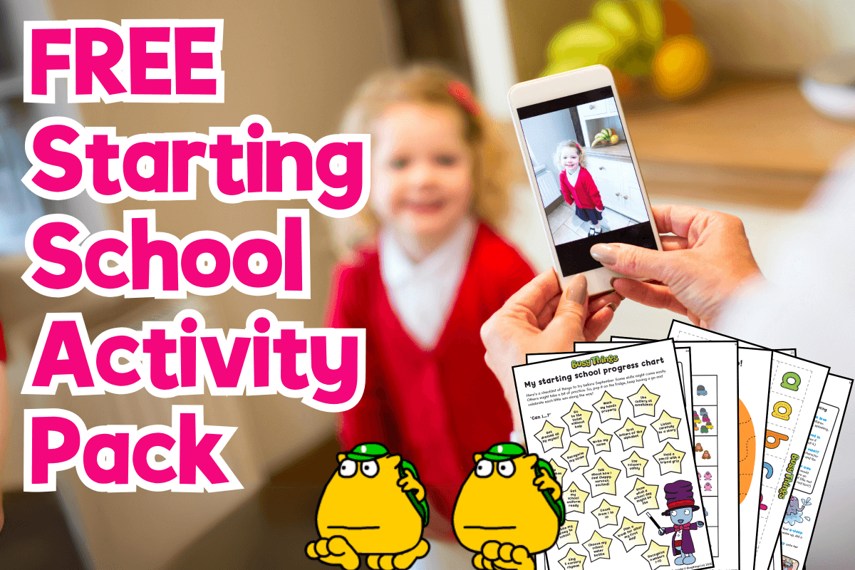 Free starting school activity pack