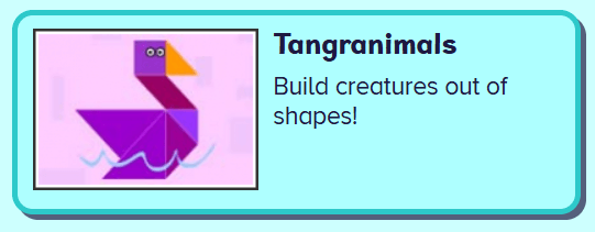 Tangranimals - get school ready with this fun shape game