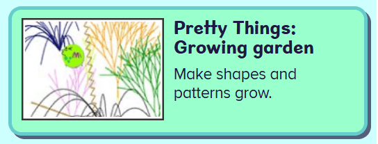 Pretty Things - early years creative game