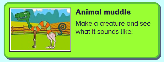 Animal muddle - starting school prep learning games