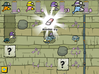 Miner birds power ups