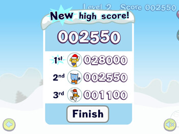 Santas sleigh dash score