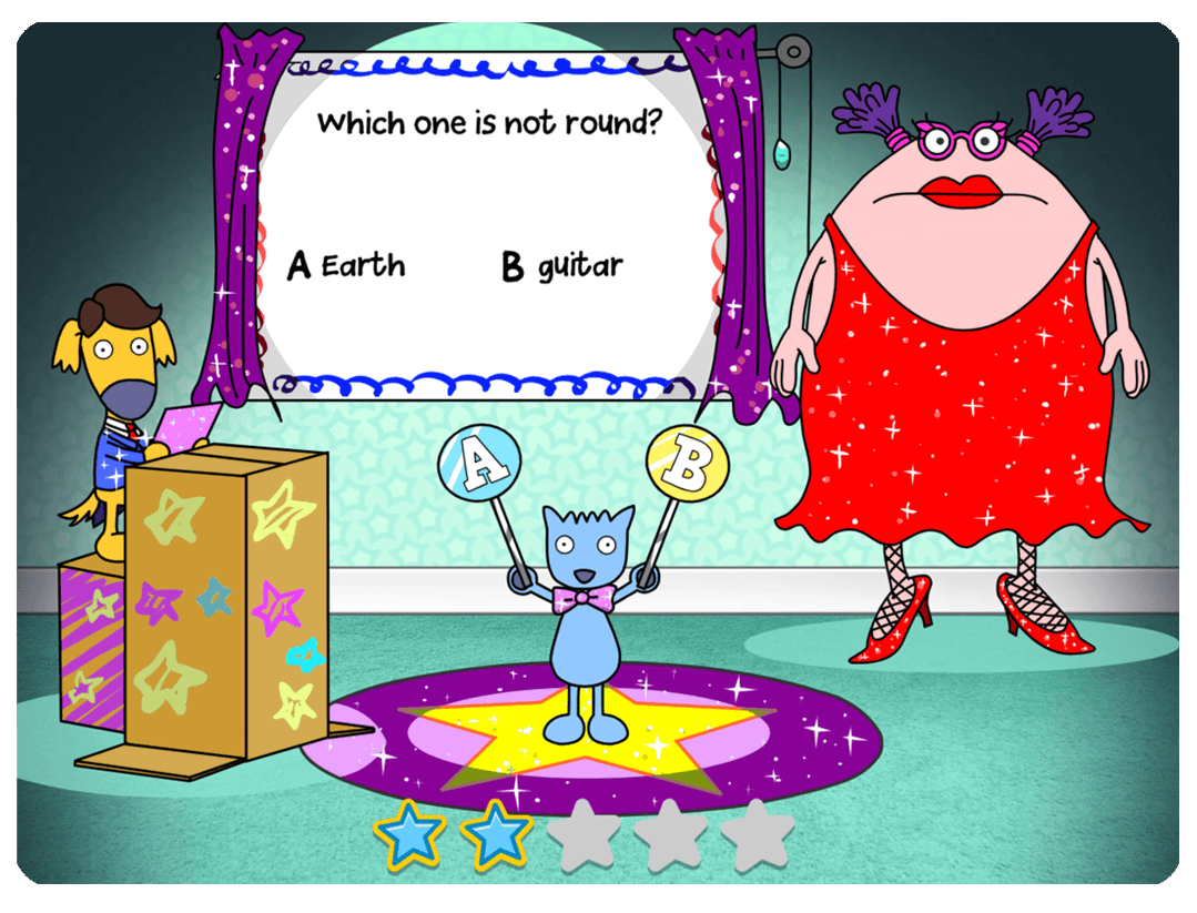 Dog and Cat Gameshow Literacy activity